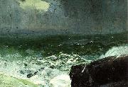 George Wesley Bellows Nahender Regen painting